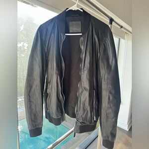 ALLSAINTS men’s M leather jacket never worn